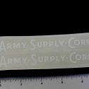 Pair Wyandotte Army Supply Corps Truck Sticker Set Main Image