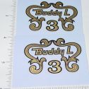 Pair Buddy L Ranchero Fire Pumper Replacement Stickers Main Image