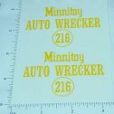 Pair Otaco Minnitoys #216 Tow Truck Stickers Main Image