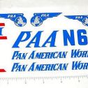 Marx Pan Am Airplane Sticker Set Main Image