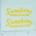 Pair Metalcraft Sunshine Biscuits Stake Truck Stickers Main Image