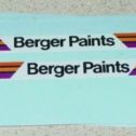 Matchbox #17E Berger Paints Bus Sticker Set Main Image