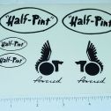 Custom Half Pint Powered Tether Car Sticker Set Main Image