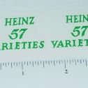 Pair Metalcraft Heinz 57 Stake Truck Stickers Main Image