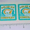 Pair Marx Polar Ice Delivery Truck Sticker Set Main Image