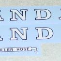 Tonka Standard Oil Tanker Semi Sticker Set Main Image