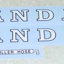 Tonka Standard Oil Tanker Semi Sticker Set Main Image