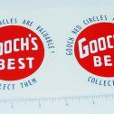 Pair Wyandotte Gooch's Best Semi Truck Stickers Main Image