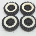 Set of 4 Tonka Plastic Wheels/Inserts Replacement Toy Parts Alternate View 1