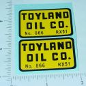 Pair Structo Toyland Oil Tanker Truck Stickers Main Image