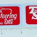 Pair Ertl Fleetstar Touch Steering Stickers Main Image