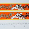 Pair Buddy L Rockin Giraffes Truck Stickers Main Image