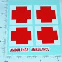 Nylint Ford Army Ambulance Van Sticker Set Main Image