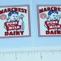 Pair Marx Marcrest Dairy Stake Truck Sticker Set Main Image