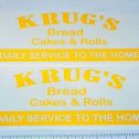 Pair Metalcraft Krug's Baked Goods Truck Stickers Main Image