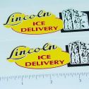 Pair Lincoln Toys Ice Delivery Truck Sticker Set Main Image