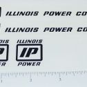 Ertl Illinois Power Utility Truck Sticker Set Main Image