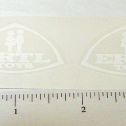 Pair Ertl IHC Fleetstar White Logo Stickers Main Image