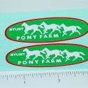 Pair Nylint Ford Econoline Pony Farms Pickup Stickers Main Image