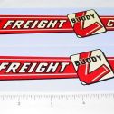 Pair Buddy L Van Freight Lines Sticker Set Main Image