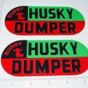 Pair Buddy L GMC Husky Dumper Stickers Main Image