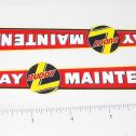 Pair Buddy L Hy-Way Maintenance Truck Sticker Set Main Image