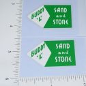 Pair Buddy L Grn/Wht Sand & Stone Dump Sticker Set Main Image