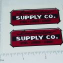 Pair Wyandotte Construction Supply Company Stickers Main Image