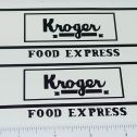 Metalcraft Kroger Van Delivery Truck Sticker Pair Main Image