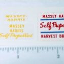 Massey Harris Harvest Brigade Combine Stickers Main Image