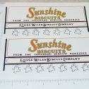 Metalcraft Sunshine Biscuits Van Sticker Set Pair Main Image