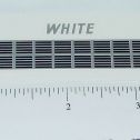 Ertl White COE Truck Grill Replacement Sticker Main Image