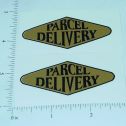 Pair Kingsbury Parcel Delivery Truck Sticker Set Main Image