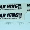 Custom Black Load King Stickers Main Image