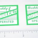Pair Buddy L Hydraulically Operated Truck Stickers Main Image