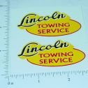 Pair Lincoln Towing Service Truck Sticker Set Main Image
