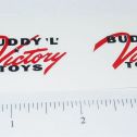 Pair Buddy L Victory Toys Post WWII Stickers Main Image