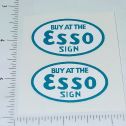 Pair Metalcraft Esso Gasoline Stake Truck Sticker Set Main Image