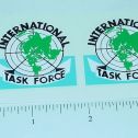 Marx International Task Force Truck Sticker Pair Main Image