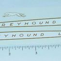 Arcade Greyhound Lines Bus Sticker Set Main Image