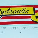 Marx Hydraulic Dump Truck Replacement Sticker Main Image