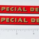 Pair Buddy L City Special Delivery Truck Stickers Main Image