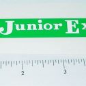 Buddy L Junior Excavator Replacement Sticker Main Image