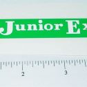 Buddy L Junior Excavator Replacement Sticker Main Image