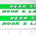 Pair Buddy L Rear Steer Hook N Ladder Truck Stickers Main Image
