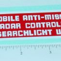 Structo Mobile Anti-Missile Searchlight Sticker Main Image