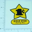 Gold Star 1c Vending Machine Sticker Main Image