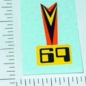 Superfast Matchbox #69 Turbo Fury Sticker Main Image