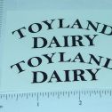 Pair Girard Toyland Dairy Tanker Sticker Set GI-001B Main Image