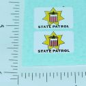 Pair Corgi #223 State Patrol Car Sticker Set Main Image